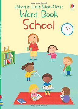 portada School (Little Wipe-Clean Word Books) (in English)