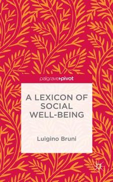 portada A Lexicon of Social Well-Being (en Inglés)