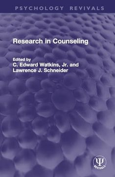 portada Research in Counseling (Psychology Revivals) (in English)