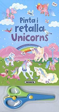 portada Pinta i Retalla Unicorns (en Catalá)