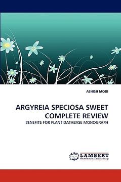 portada argyreia speciosa sweet complete review (en Inglés)