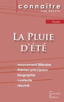 portada Fiche de lecture La Pluie d'été de Marguerite Duras (Analyse littéraire de référence et résumé complet) (en Francés)
