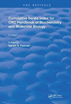 portada Cumulative Series Index for crc Handbook of Biochemistry and Molecular Biology: 3rd Edition (Routledge Revivals) (en Inglés)