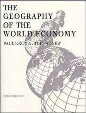 portada the geography of the world economy, 3ed (en Inglés)