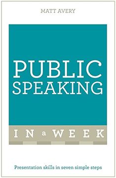 portada Public Speaking in a Week (in English)