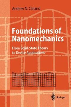portada foundations of nanomechanics: from solid-state theory to device applications (en Inglés)