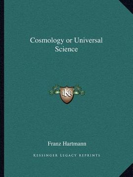 portada cosmology or universal science (en Inglés)
