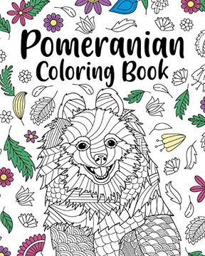 portada Pomeranian Coloring Book (en Inglés)