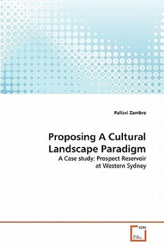 portada proposing a cultural landscape paradigm (en Inglés)