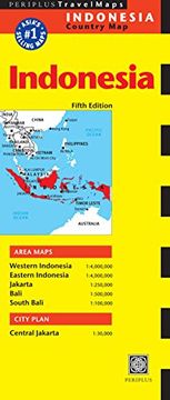 portada Indonesia Travel map Fifth Edition (Periplus Travel Maps) (in English)
