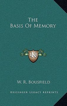 portada the basis of memory (in English)
