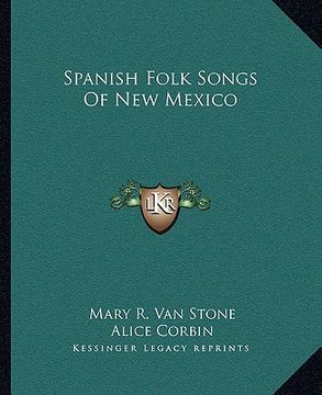 portada spanish folk songs of new mexico (in English)