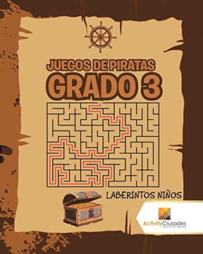 portada Juegos de Piratas Grado 3: Laberintos Niños (in Spanish)