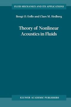 portada Theory of Nonlinear Acoustics in Fluids (en Inglés)