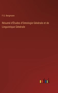 portada Résumé d'Études d'Ontologie Générale et de Linguistique Générale (in French)