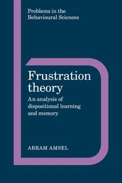 portada Frustration Theory Paperback: An Analysis of Dispositional Learning and Memory (Problems in the Behavioural Sciences) (en Inglés)