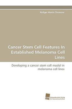 portada cancer stem cell features in established melanoma cell lines (en Inglés)