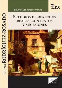 portada Estudios de derechos reales, contratos y sucesiones (in Spanish)