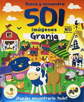 portada 501 Imágenes Granja (Busca y Encuentra) (in Spanish)
