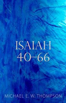 portada isaiah: chapters 40-66 (en Inglés)