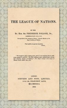 portada The League of Nations [1920] (en Inglés)