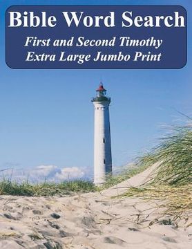 portada Bible Word Search First and Second Timothy: King James Version Extra Large Jumbo Print (in English)