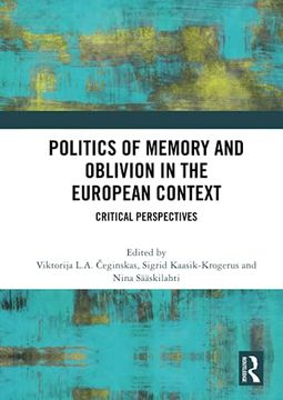 portada Politics of Memory and Oblivion in the European Context (en Inglés)