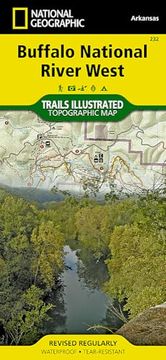 portada Buffalo National River West map (National Geographic Trails Illustrated Map, 232) (en Inglés)