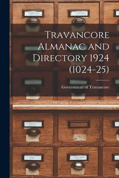 portada Travancore Almanac and Directory 1924 (1024-25) (en Inglés)