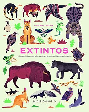 portada Extintos: Homenaje Ilustrado a las Especies Desaparecidas Recientemente