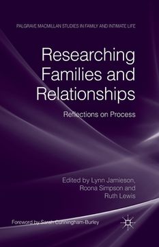 portada Researching Families and Relationships: Reflections on Process (en Inglés)