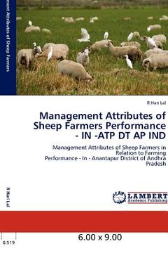 portada management attributes of sheep farmers performance - in -atp dt ap ind (en Inglés)