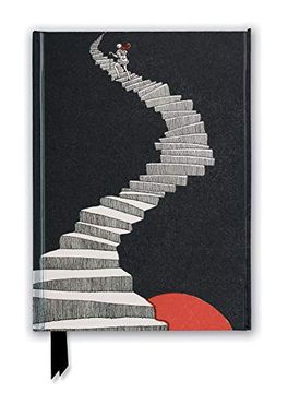 portada British Library: Hans Christian Andersen, a Figure Walking up a Staircase (Foiled Journal) (Flame Tree Nots) (en Inglés)