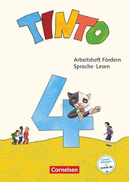 portada Tinto Sprachlesebuch 2-4 - Neubearbeitung 2019 - 4. Schuljahr: Arbeitsheft Fördern - Sprache und Lesen (en Alemán)