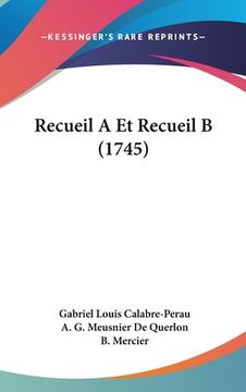 portada Recueil A Et Recueil B (1745) (en Francés)