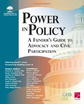 portada Power in Policy: A Funder's Guide to Advocacy and Civic Participation (en Inglés)