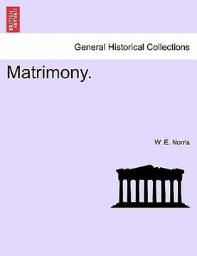 portada matrimony. (in English)