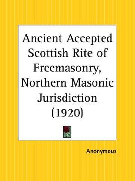 portada ancient accepted scottish rite of freemasonry, northern masonic jurisdiction (in English)