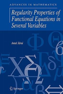 portada regularity properties of functional equations in several variables (en Inglés)