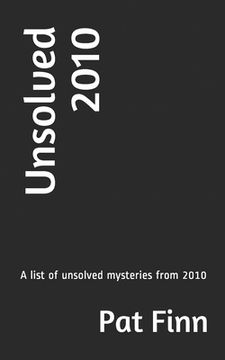 portada Unsolved 2010 (en Inglés)