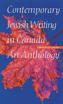 portada contemporary jewish writing in canada: an anthology (in English)