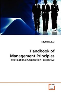 portada handbook of management principles (en Inglés)