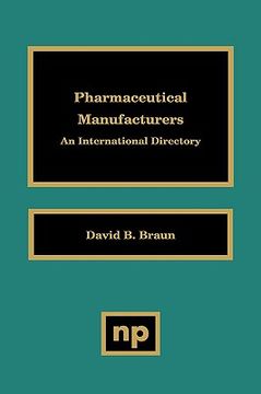 portada pharmaceutical manufacturers: an international directory (en Inglés)