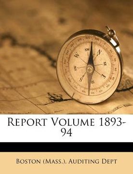 portada report volume 1893-94 (en Inglés)