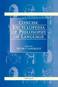 portada Concise Encyclopedia of Philosophy of Language (en Inglés)