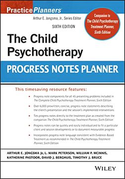 portada The Child Psychotherapy Progress Notes Planner, si xth Edition (Practiceplanners) (in English)