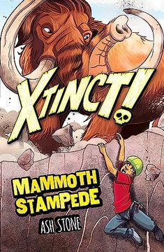portada Mammoth Stampede: Book 4 (Xtinct! )