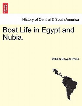 portada boat life in egypt and nubia.