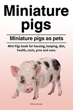 portada Miniature Pigs. Miniature Pigs as Pets. Mini Pigs Book for Housing, Keeping, Diet, Health, Costs, Pros and Cons. (en Inglés)