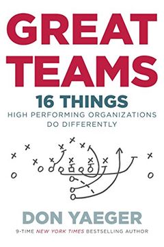 portada Great Teams: 16 Things High Performing Organizations Do Differently (in English)